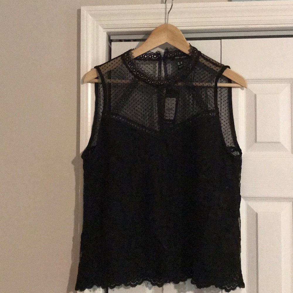 BNWT New Look black top size 14